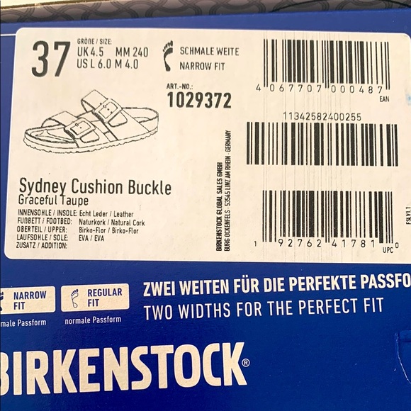 BIRKENSTOCK Sydney Cushion Sandals - Graceful Taupe - Picture 7 of 7